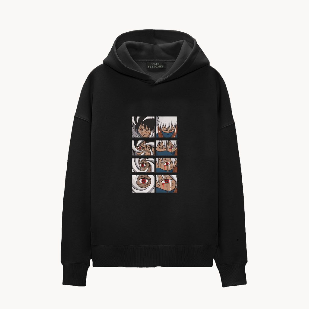 KAEL - OVERSİZE SWEATSHİRT - ObitoxItachi Mark Yeniden Yapılandırılmış Nakış