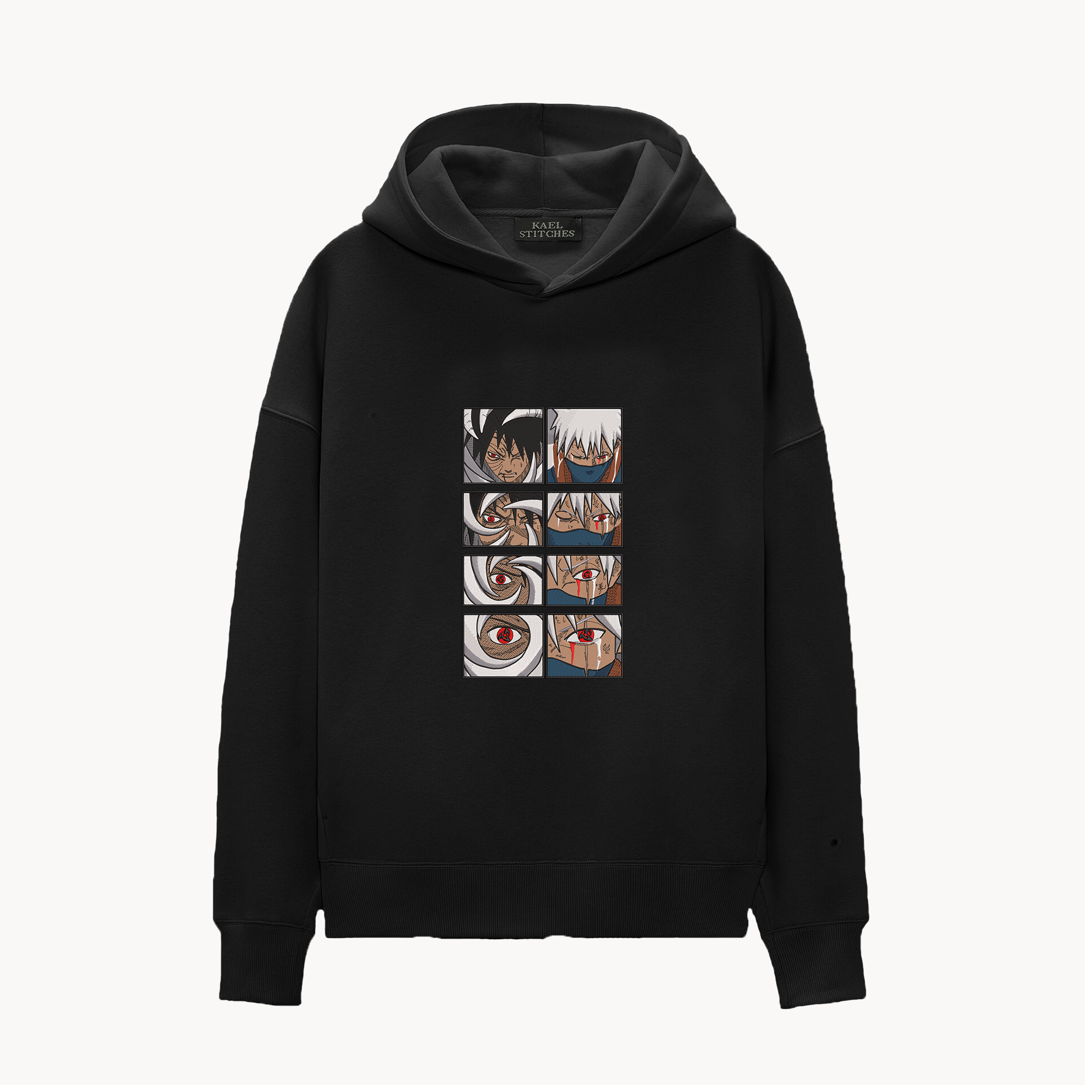 KAEL - OVERSİZE SWEATSHİRT - ObitoxItachi Mark Yeniden Yapılandırılmış Nakış