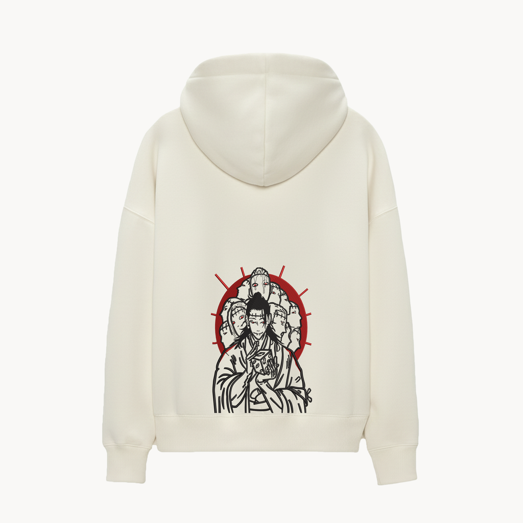 KAEL - OVERSİZE SWEATSHİRT - Kenjaku Curse Yeniden Yapılandırılmış Nakış