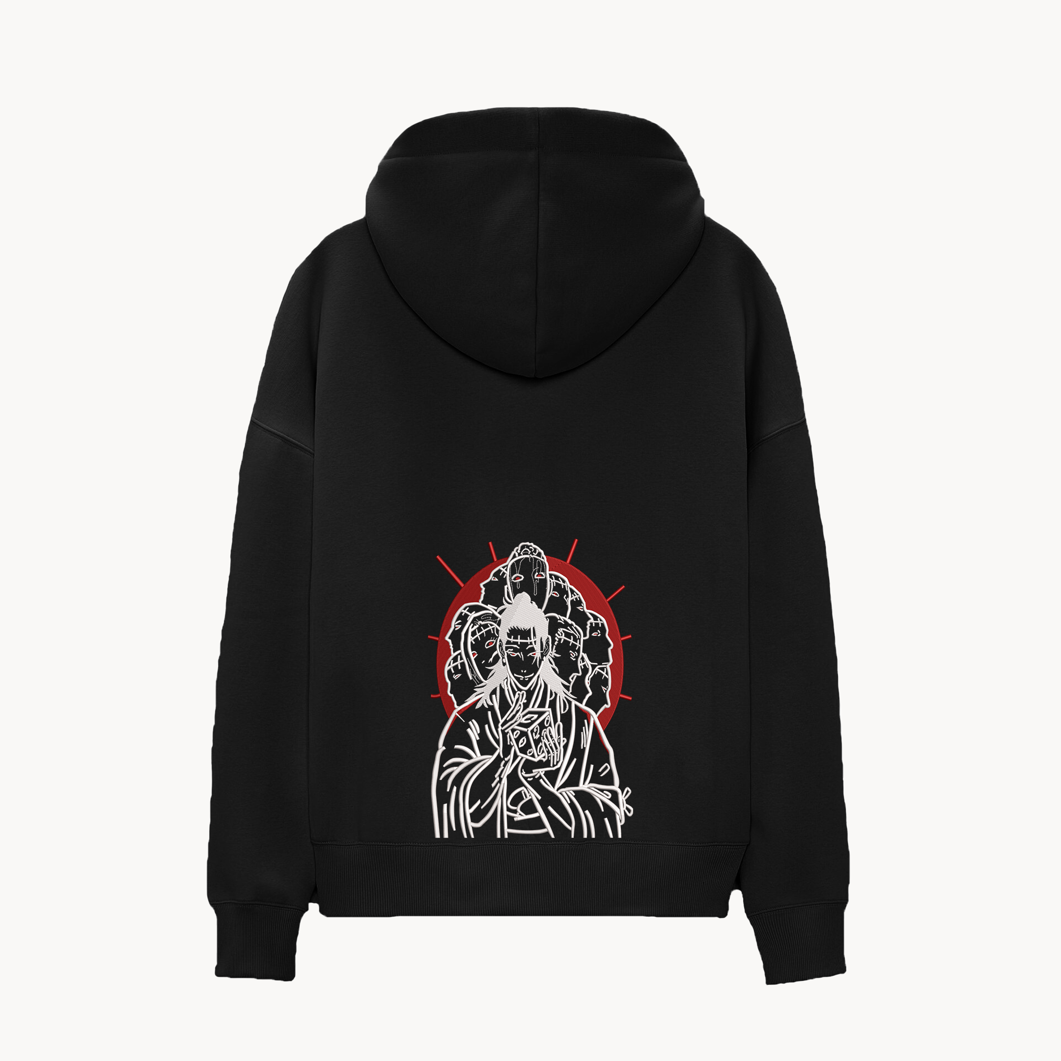 KAEL - OVERSİZE SWEATSHİRT - Kenjaku Curse Yeniden Yapılandırılmış Nakış