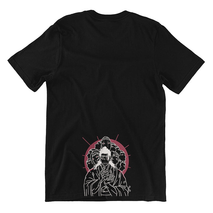 KAEL - Kenjaku Curse Oversize Tshirt Yeniden Yapılandırılmış Nakış