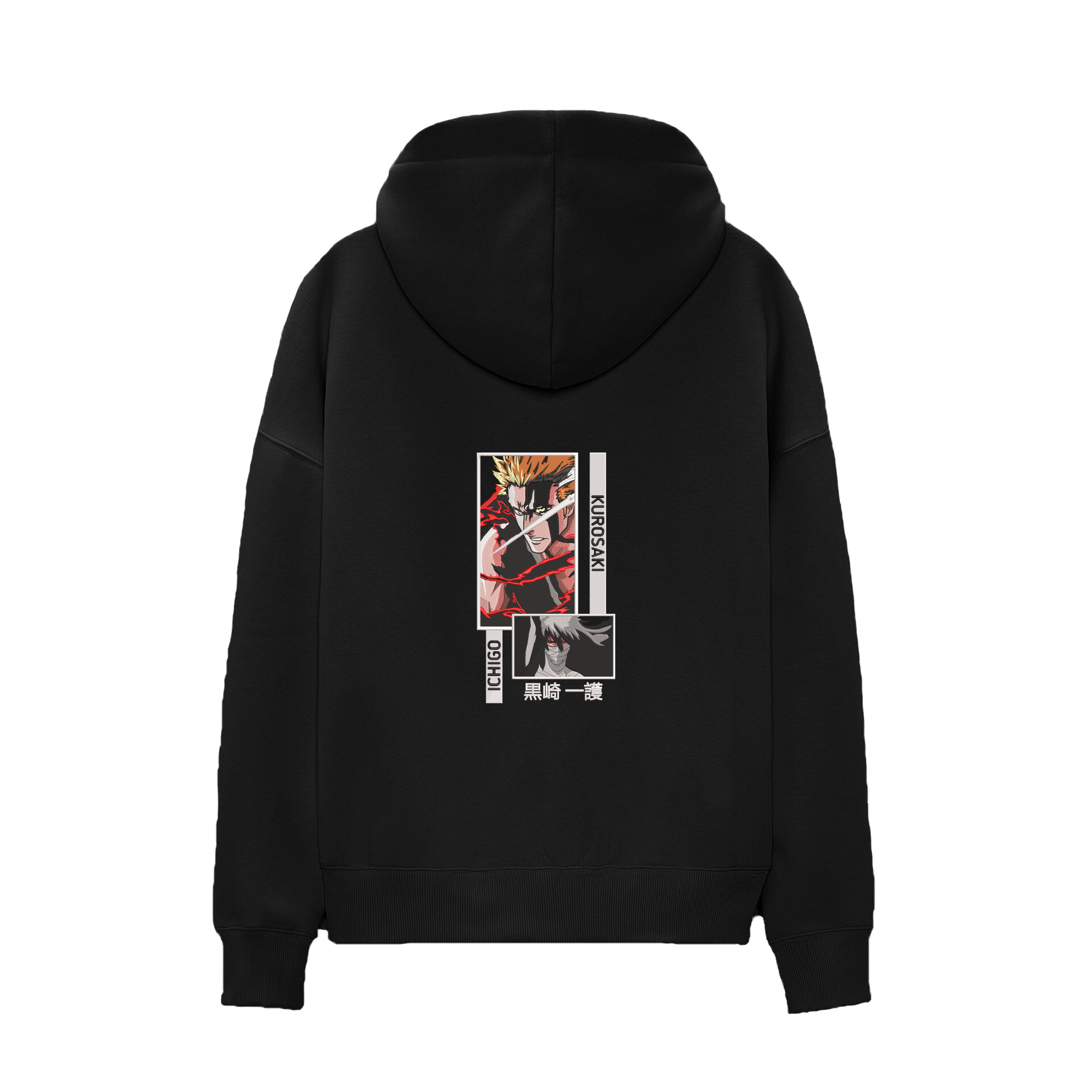 KAEL - OVERSİZE SWEATSHİRT - Kurosaki Ichigo Yeniden Yapılandırılmış Nakış