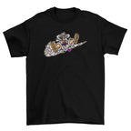 KAEL - Monkey D.Luffy Nika Swoosh Oversize Tshirt Yeniden Yapılandırılmış Nakış