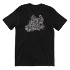 KAEL - Angels Oversize Tshirt Yeniden Yapılandırılmış Nakış