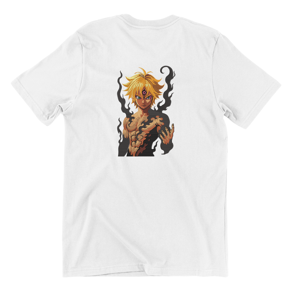 KAEL - Meliodas Oversize Tshirt Yeniden Yapılandırılmış Nakış