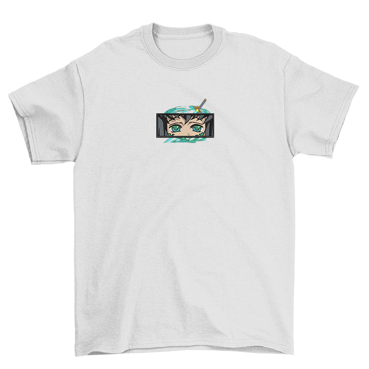 KAEL - Muichiro Tokito Oversize Tshirt Yeniden Yapılandırılmış Nakış