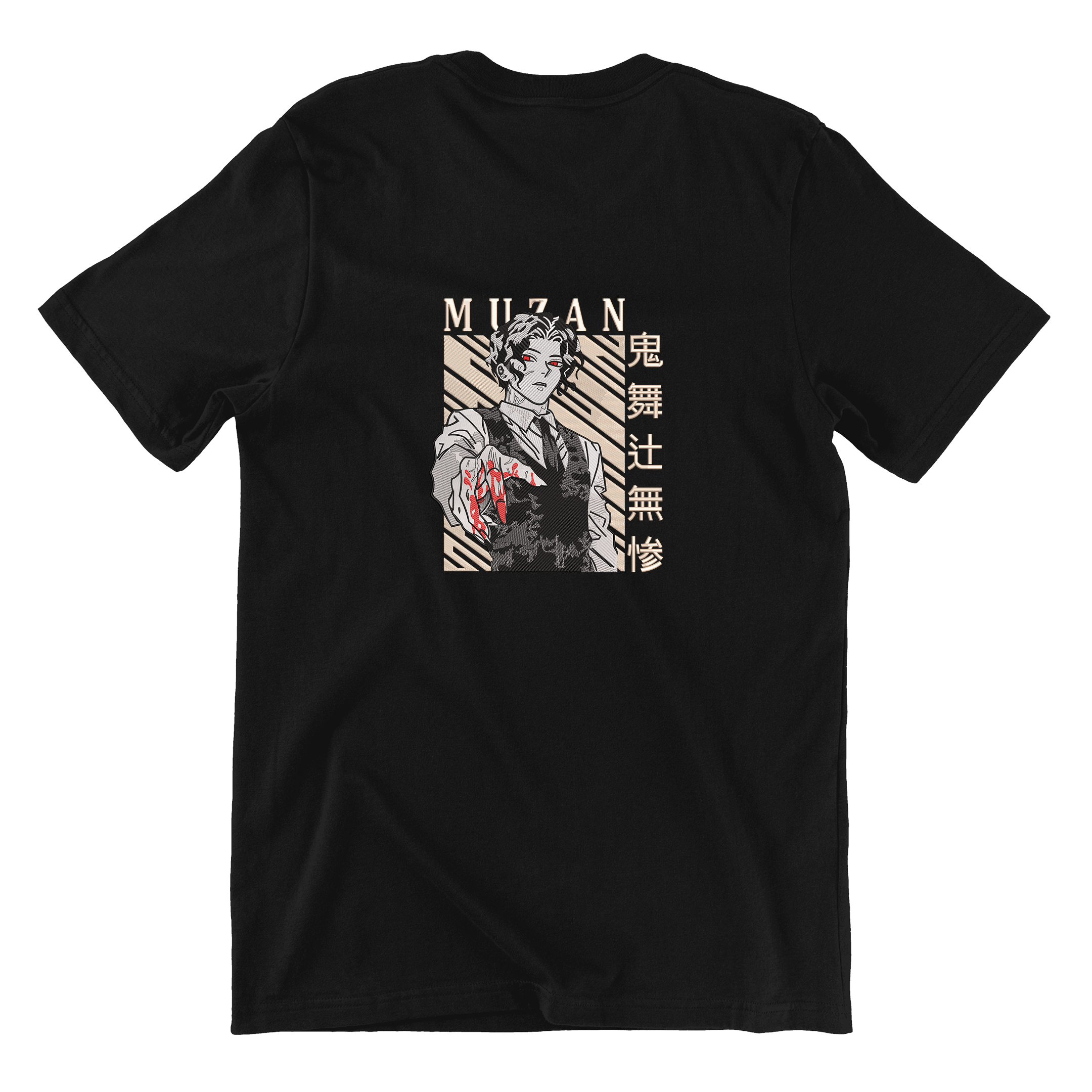 KAEL - Kibutsushi Muzan Tshirt Yeniden Yapılandırılmış Nakış