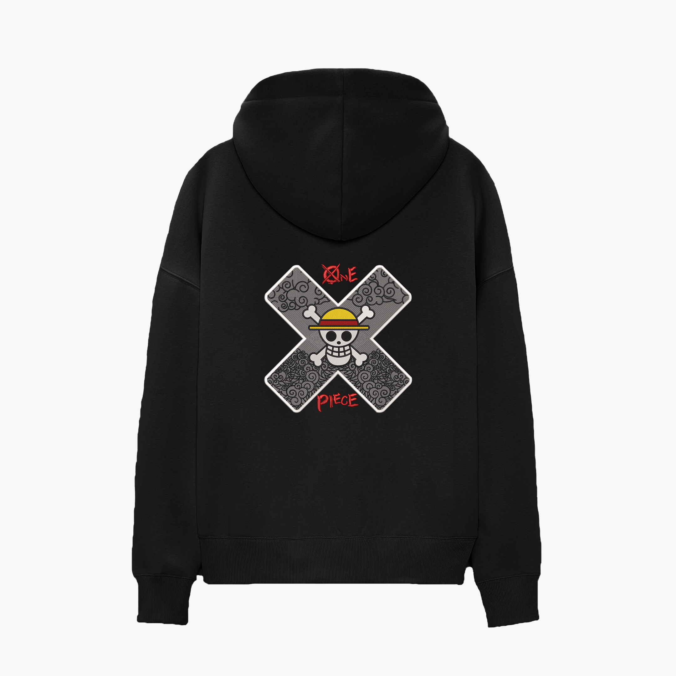 KAEL - OVERSİZE SWEATSHİRT -  Pirate King Yeniden Yapılandırılmış Nakış