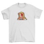 KAEL - Rengoku Kyojuro Oversize Tshirt Yeniden Yapılandırılmış Nakış