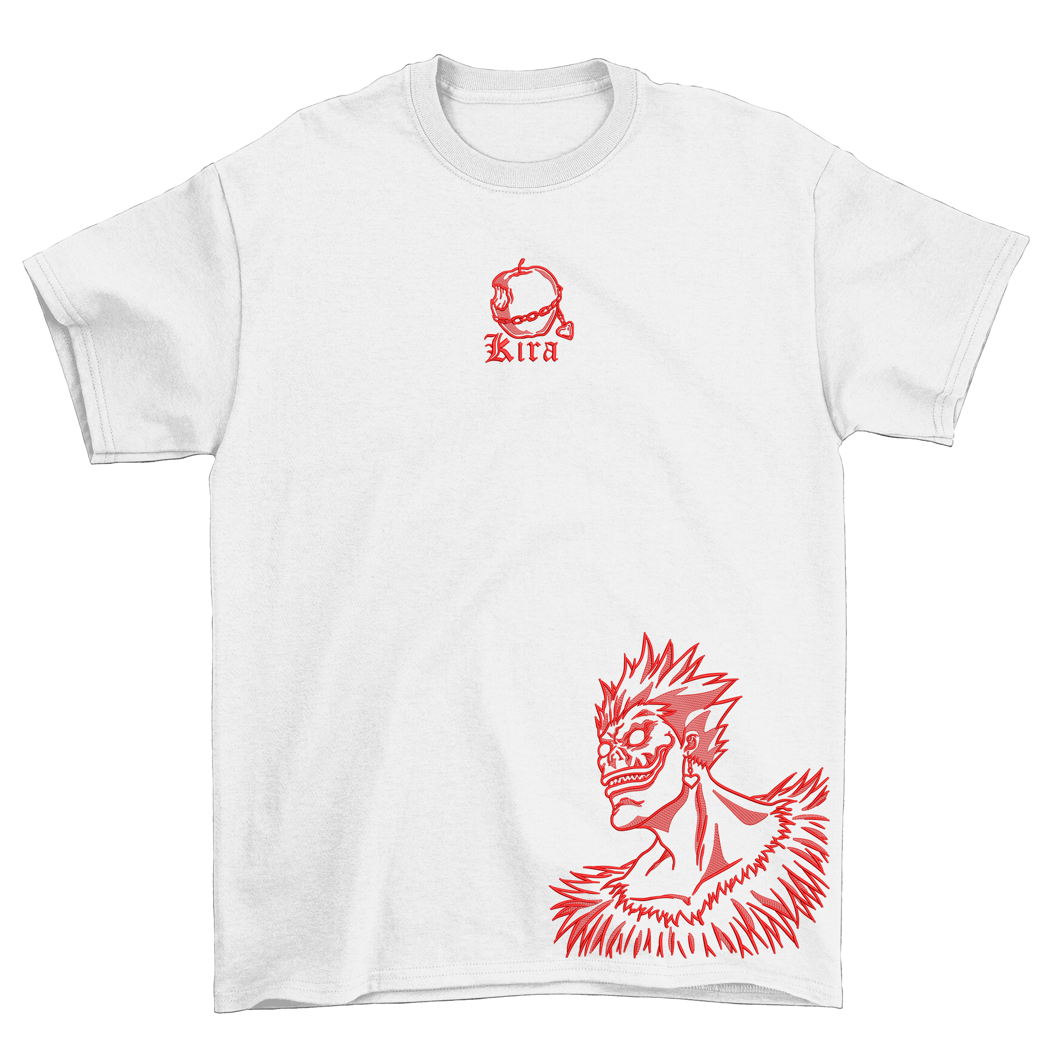 KAEL - Ryuk Oversize Tshirt Yeniden Yapılandırılmış Nakış