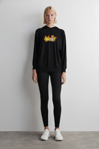 KAEL - OVERSİZE SWEATSHİRT - SANJİ Yeniden Yapılandırılmış Nakış