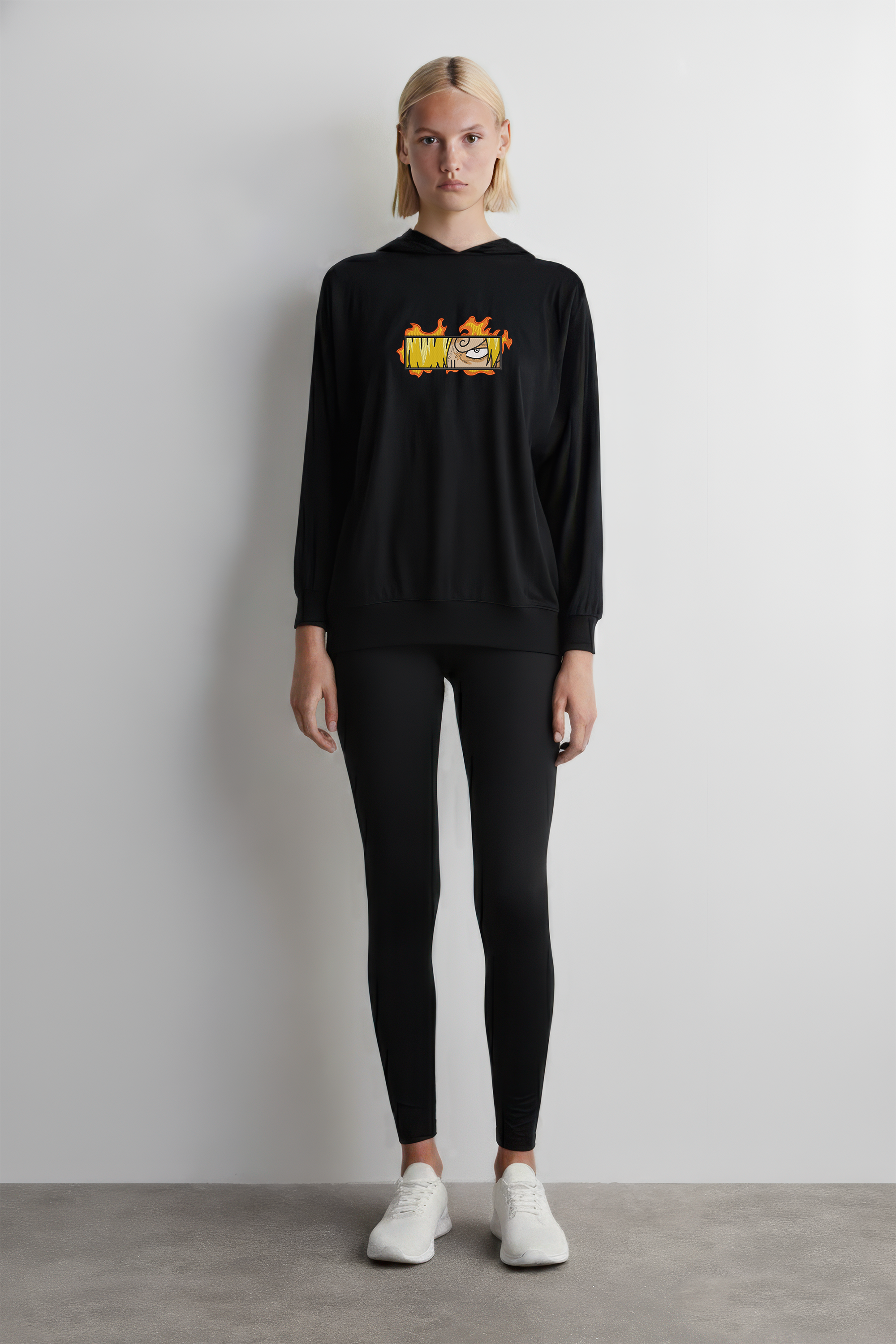 KAEL - OVERSİZE SWEATSHİRT - SANJİ Yeniden Yapılandırılmış Nakış