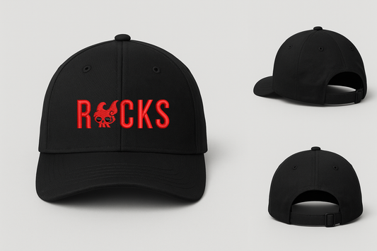 KAEL - Blackout Rocks Şapka Reconstructed Embroidery