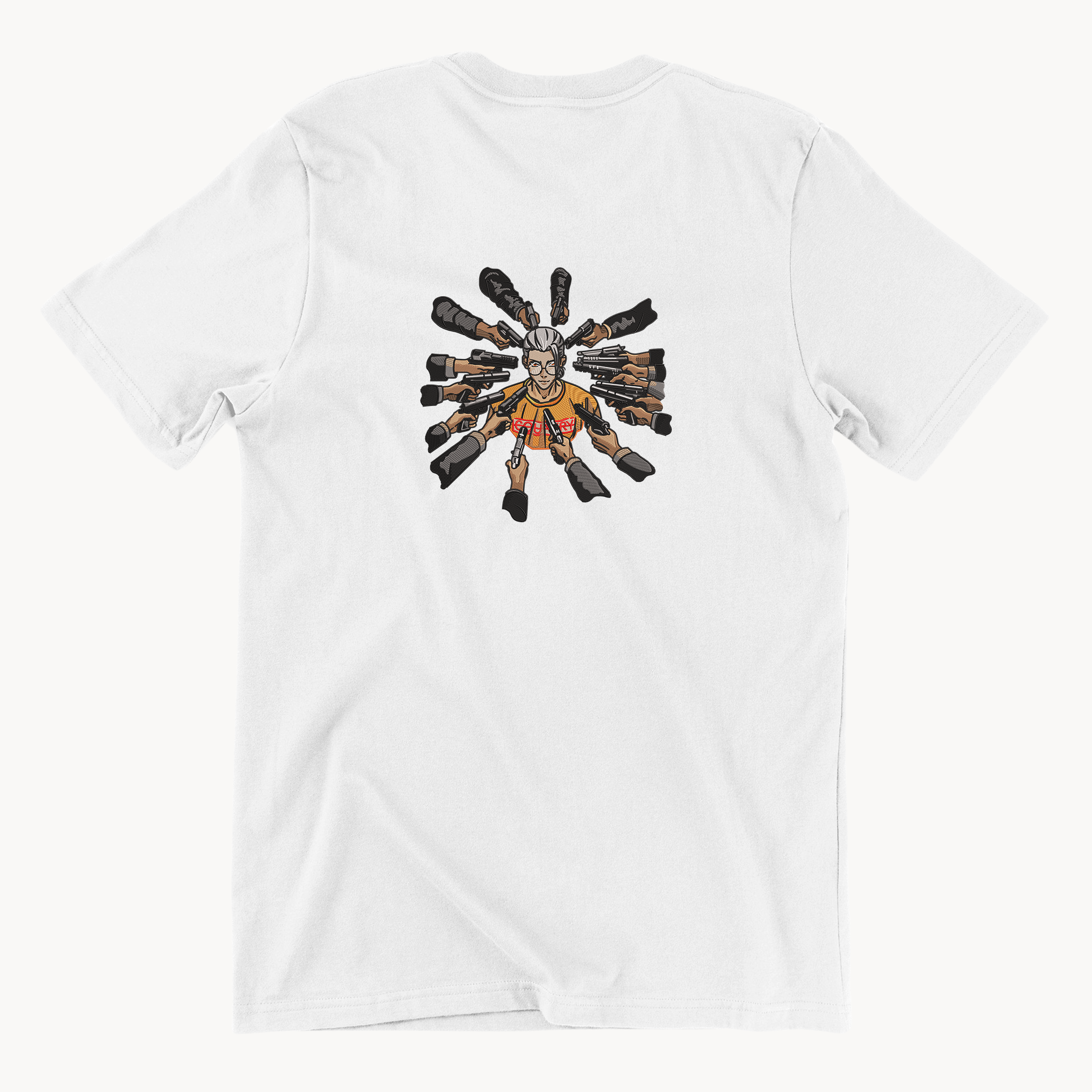 KAEL - Sakamato Taro Oversize Tshirt Yeniden Yapılandırılmış Nakış