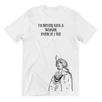 KAEL - Vinsmoke Sanji Oversize Tshirt Yeniden Yapılandırılmış Nakış