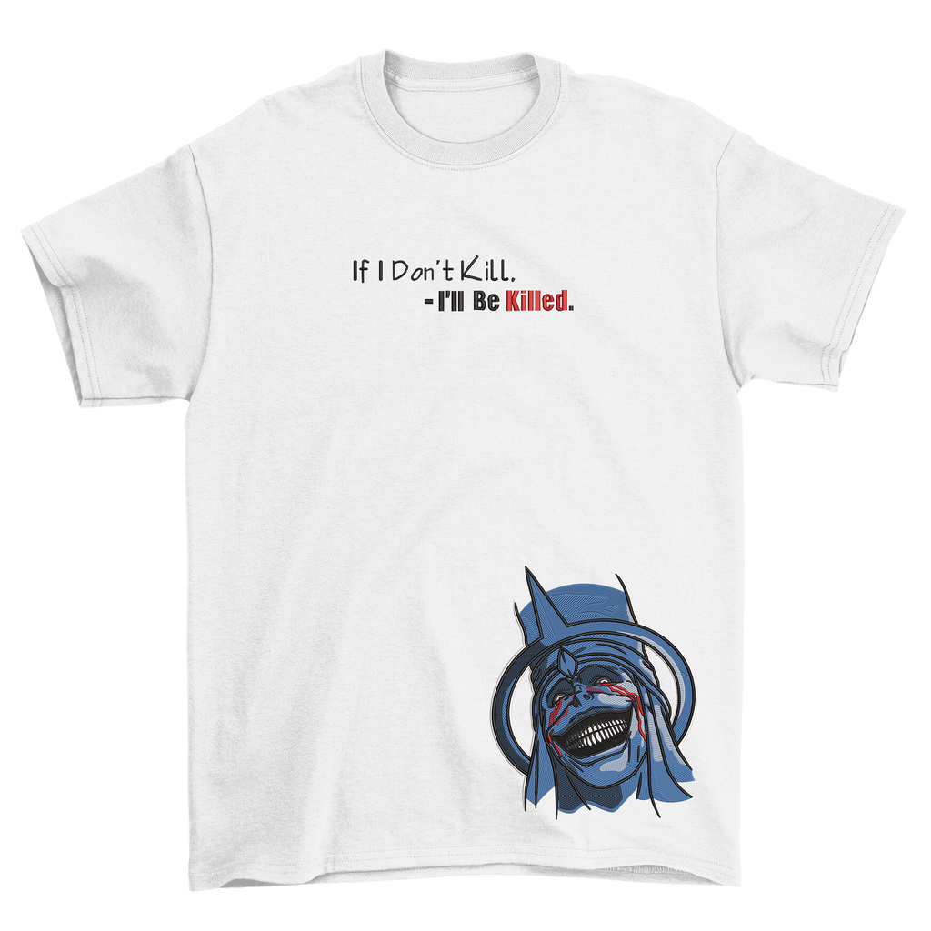 KAEL - Statue Of GOD Oversize Tshirt Yeniden Yapılandırılmış Nakış