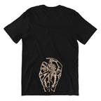 KAEL - Sukuna Back Pose Oversize Tshirt Yeniden Yapılandırılmış Nakış