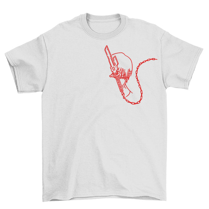 KAEL - Toji Spear Of Heaven Oversize Tshirt Yeniden Yapılandırılmış Nakış