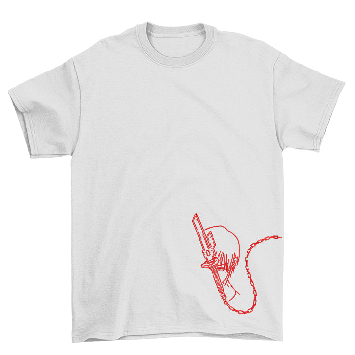 KAEL - Toji Spear Of Heaven Oversize Tshirt Yeniden Yapılandırılmış Nakış