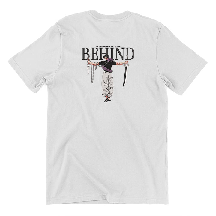 KAEL - Toji Left it All Behind Oversize Tshirt Yeniden Yapılandırılmış Nakış