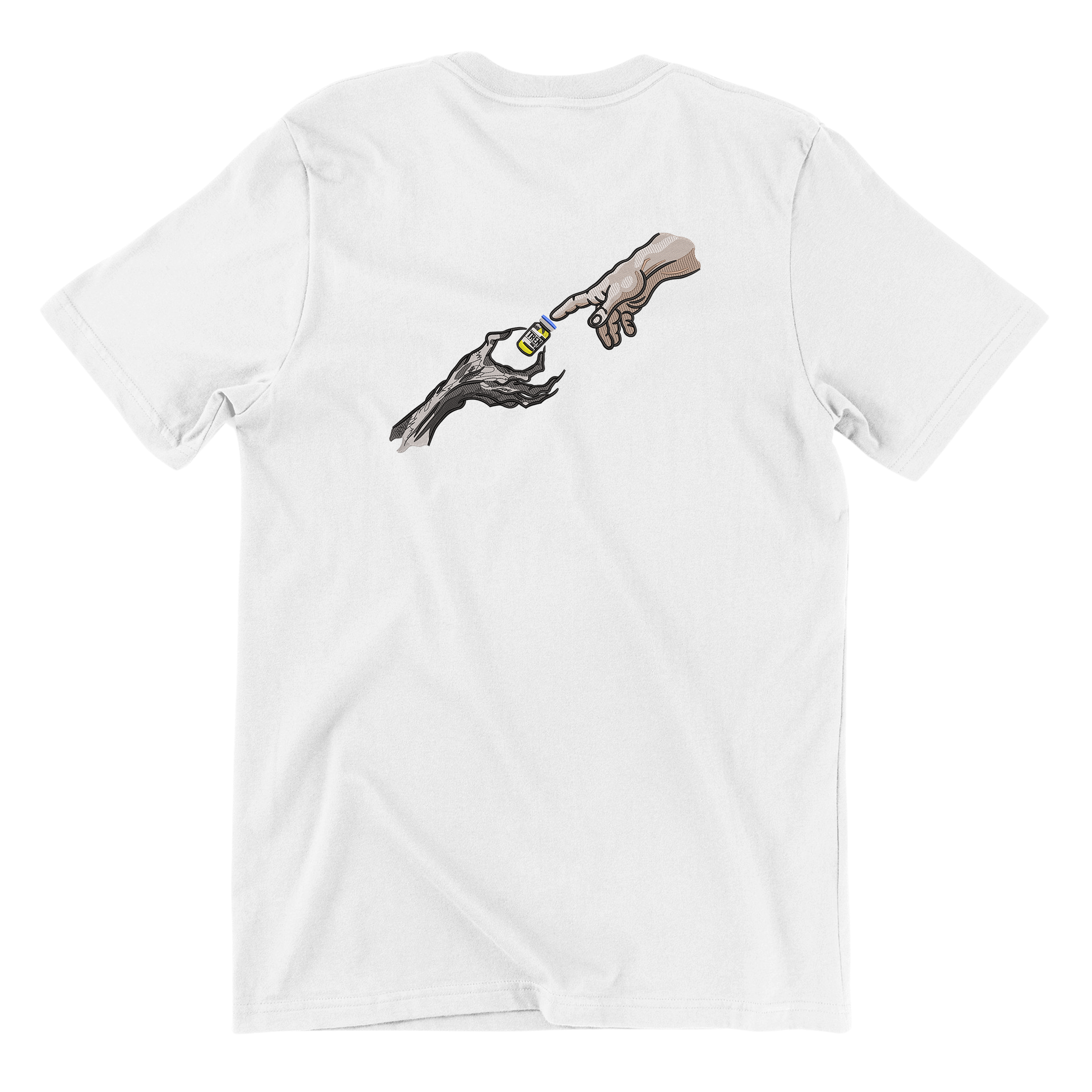 KAEL - Hand of TREN Oversize Tshirt Yeniden Yapılandırılmış Nakış