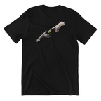 KAEL - Hand of TREN Oversize Tshirt Yeniden Yapılandırılmış Nakış