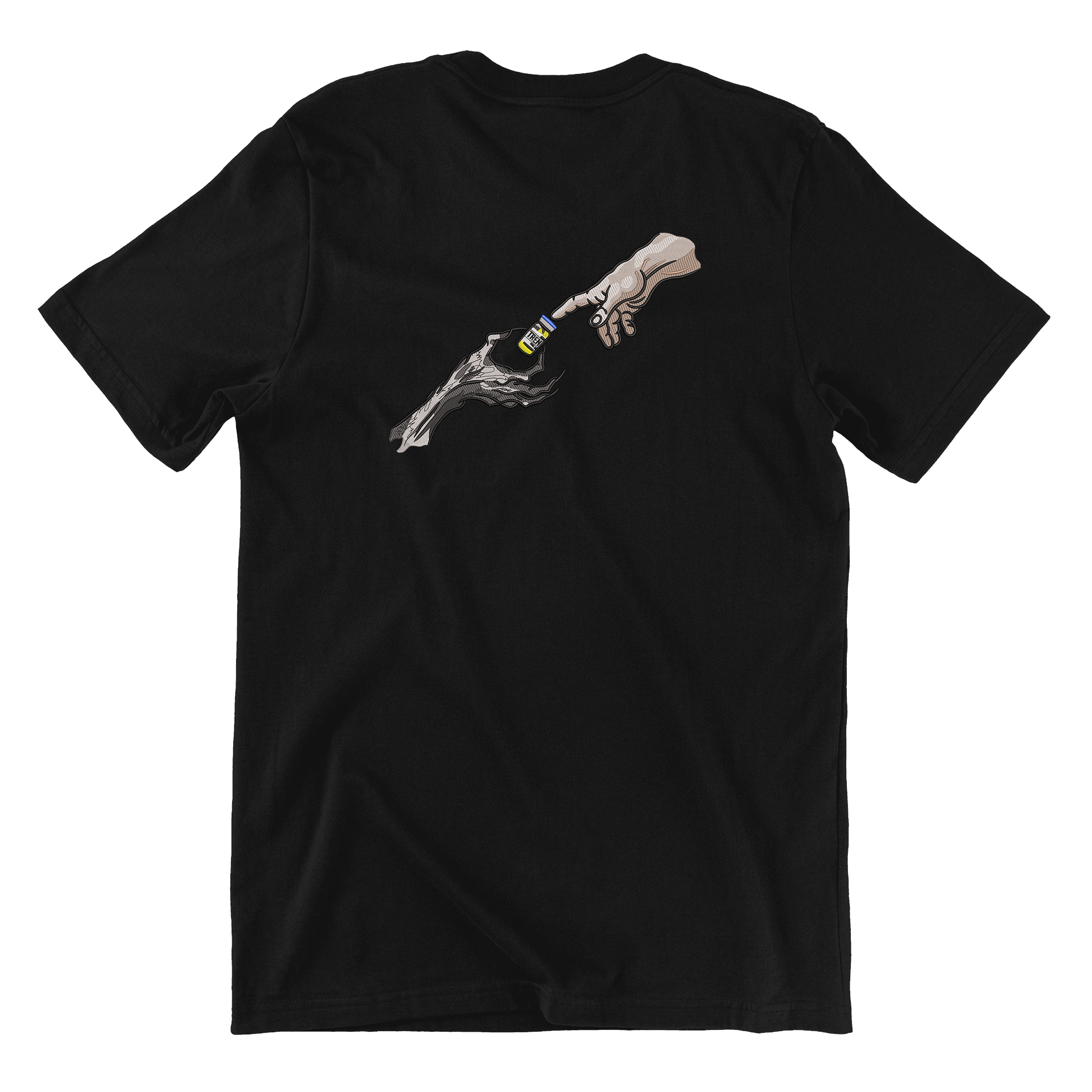 KAEL - Hand of TREN Oversize Tshirt Yeniden Yapılandırılmış Nakış