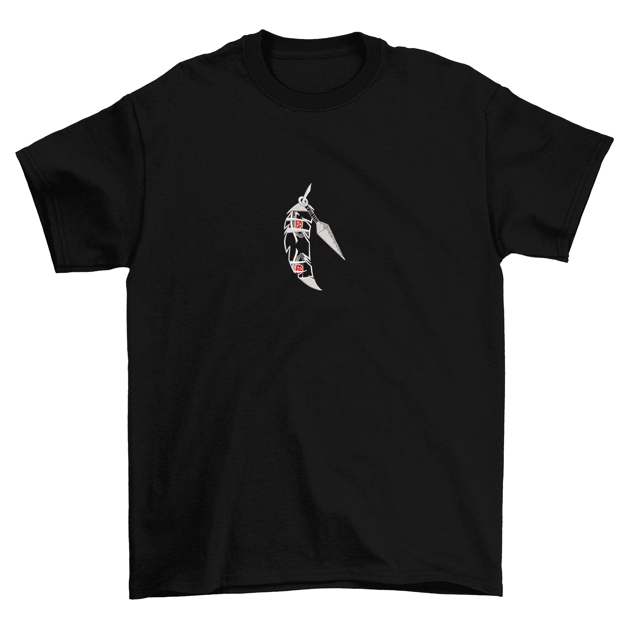 KAEL - Uchiha Itachi Oversize Tshirt Yeniden Yapılandırılmış Nakış