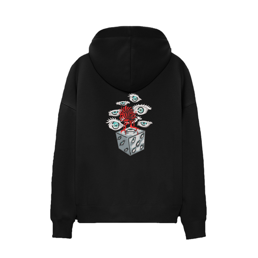 KAEL - OVERSİZE SWEATSHİRT - Gojo Satoru Prison Realm Yeniden Yapılandırılmış Nakış