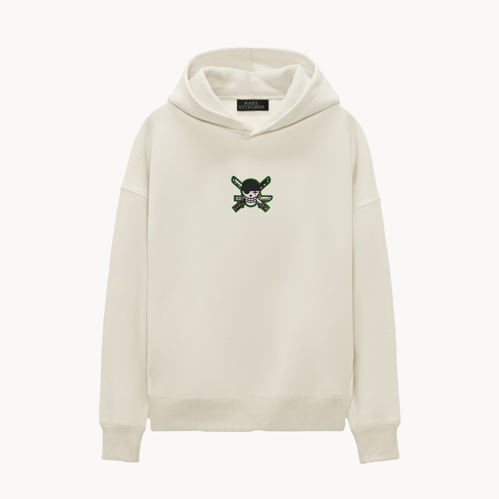 KAEL - OVERSİZE SWEATSHİRT - Roronoa Zoro Yeniden Yapılandırılmış Nakış