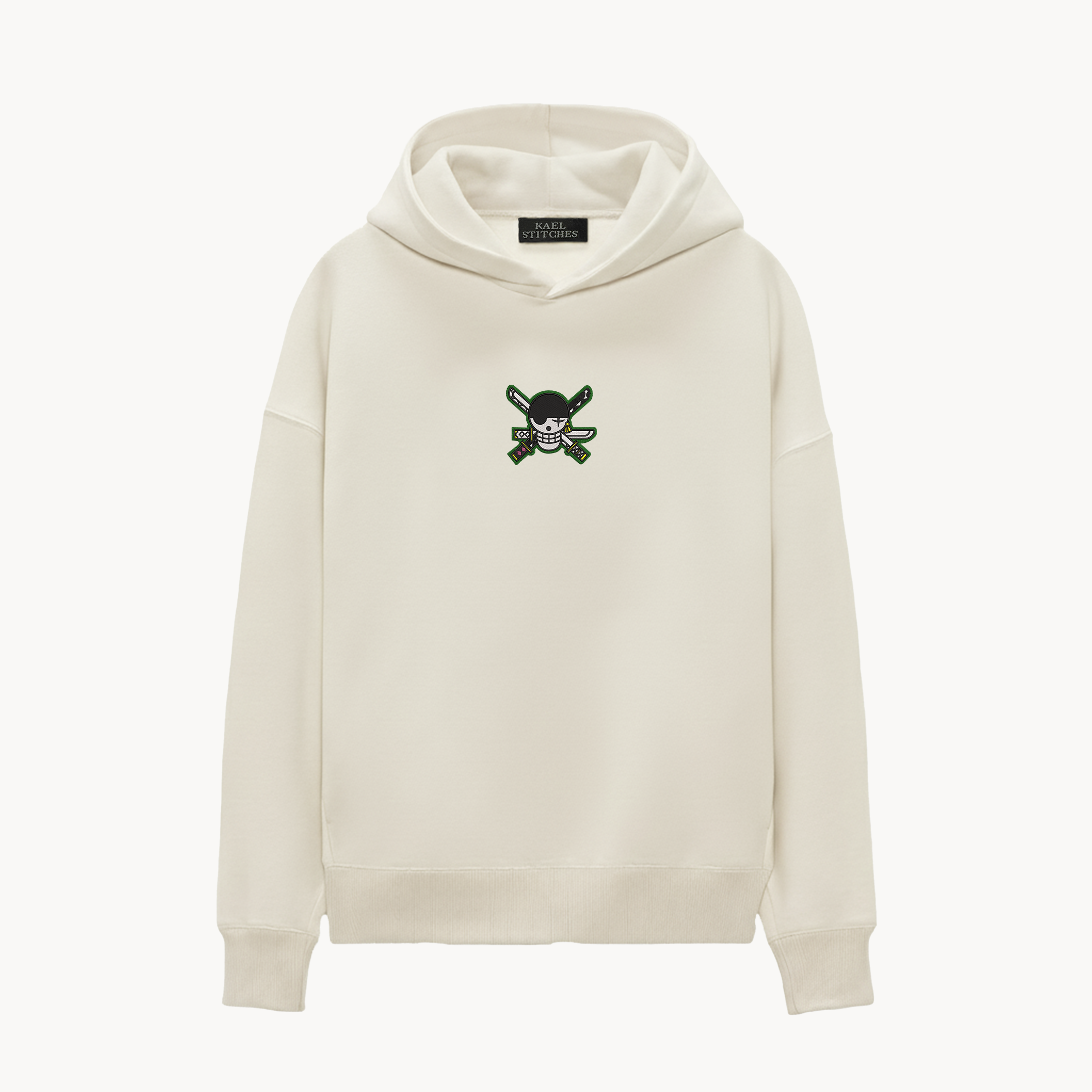 KAEL - OVERSİZE SWEATSHİRT - Roronoa Zoro Yeniden Yapılandırılmış Nakış