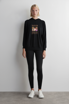 KAEL - OVERSİZE SWEATSHİRT - Portgas D. Ace Wanted  Yeniden Yapılandırılmış Nakış