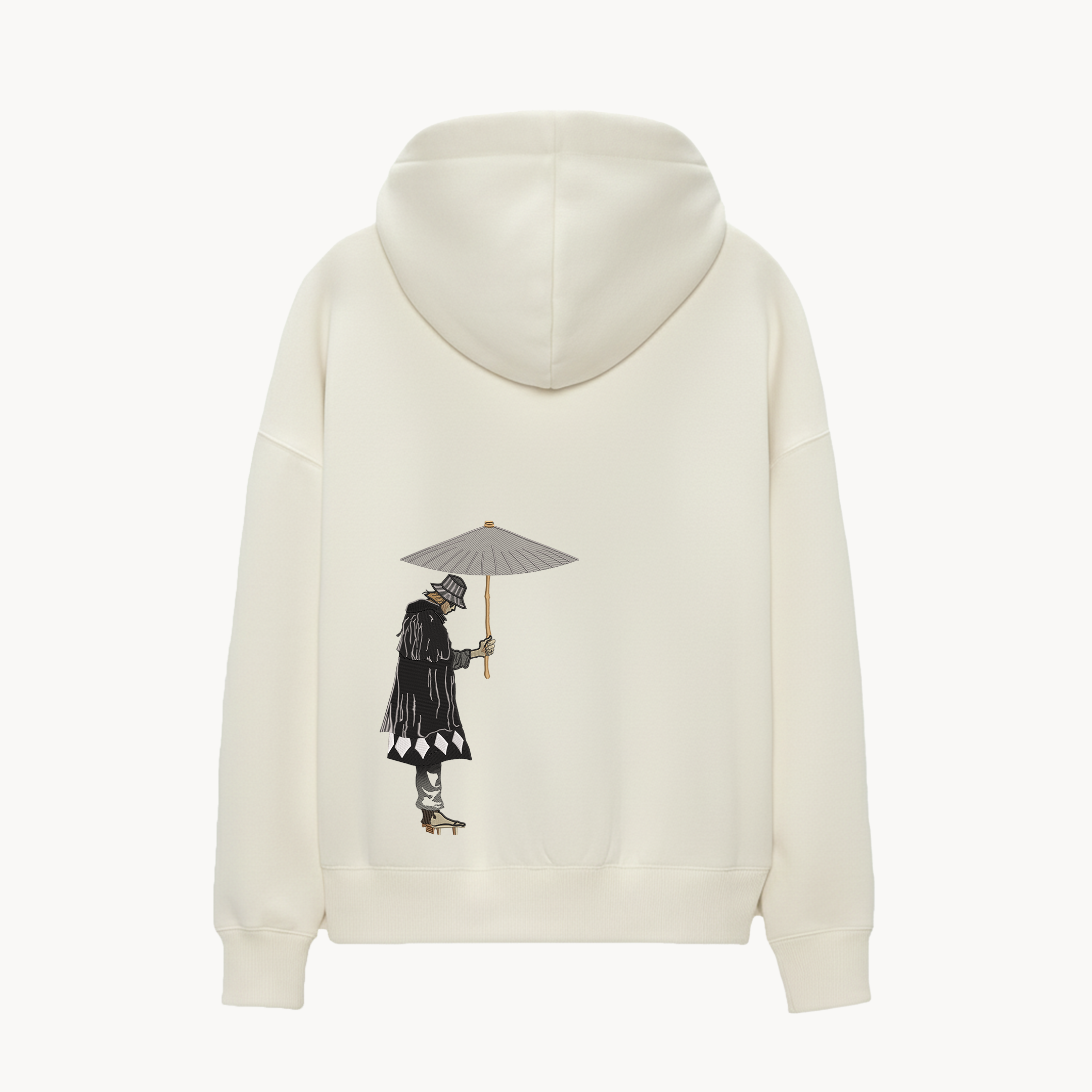 KAEL - OVERSİZE SWEATSHİRT - URAHARA KİSUKE Yeniden Yapılandırılmış Nakış