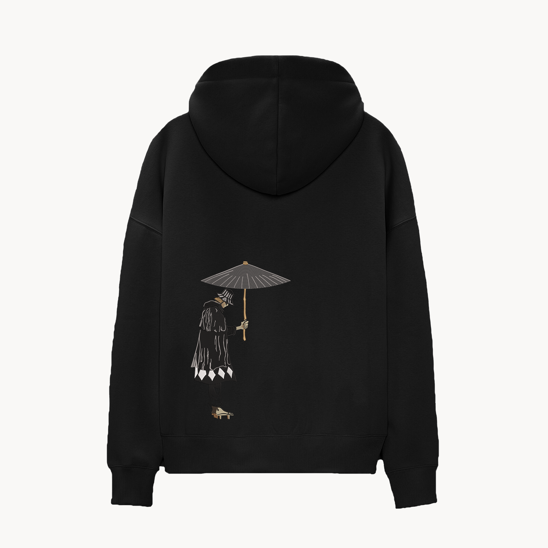 KAEL - OVERSİZE SWEATSHİRT - URAHARA KİSUKE Yeniden Yapılandırılmış Nakış