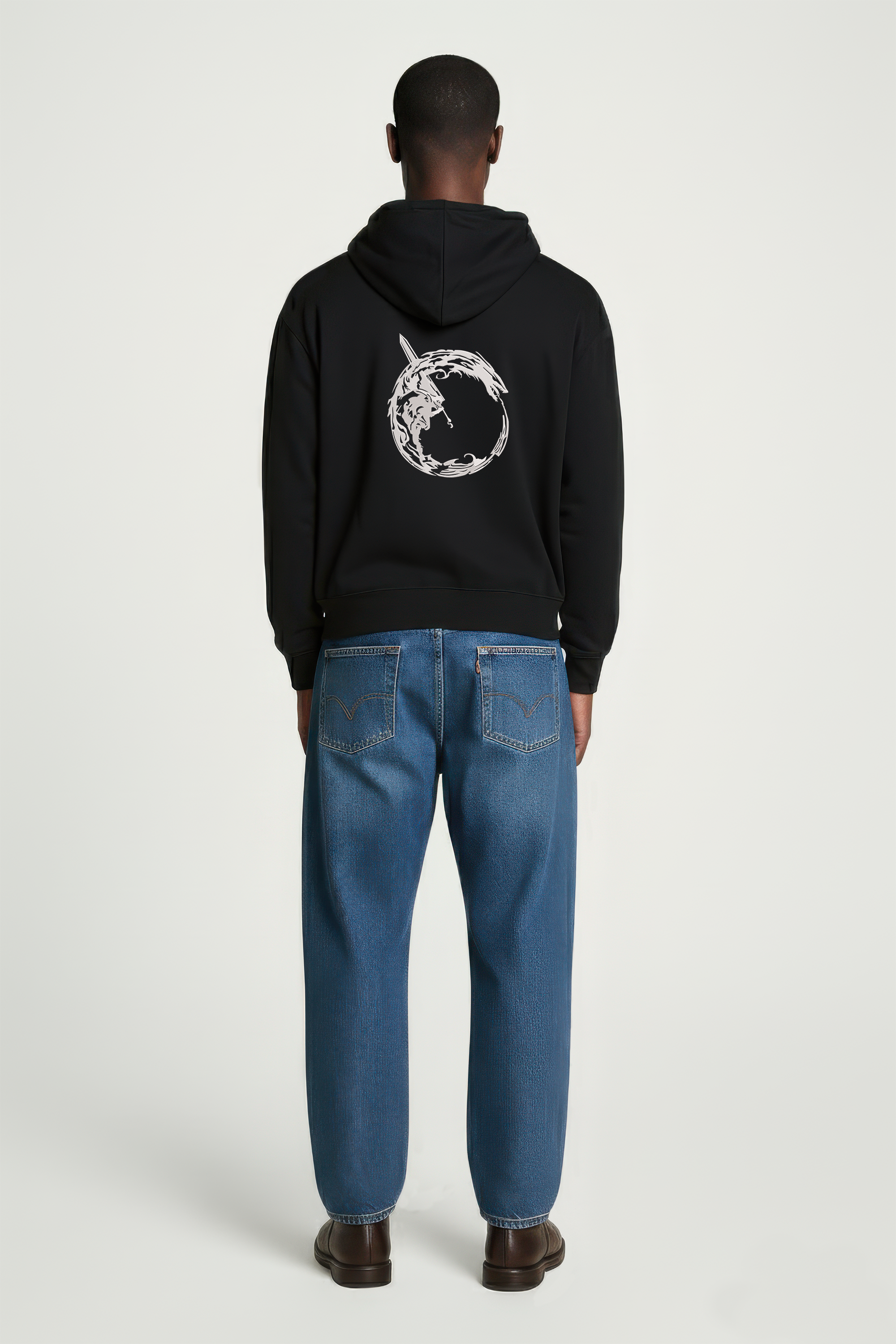 KAEL - OVERSİZE SWEATSHİRT - Guts Dragon Form Yeniden Yapılandırılmış Nakış