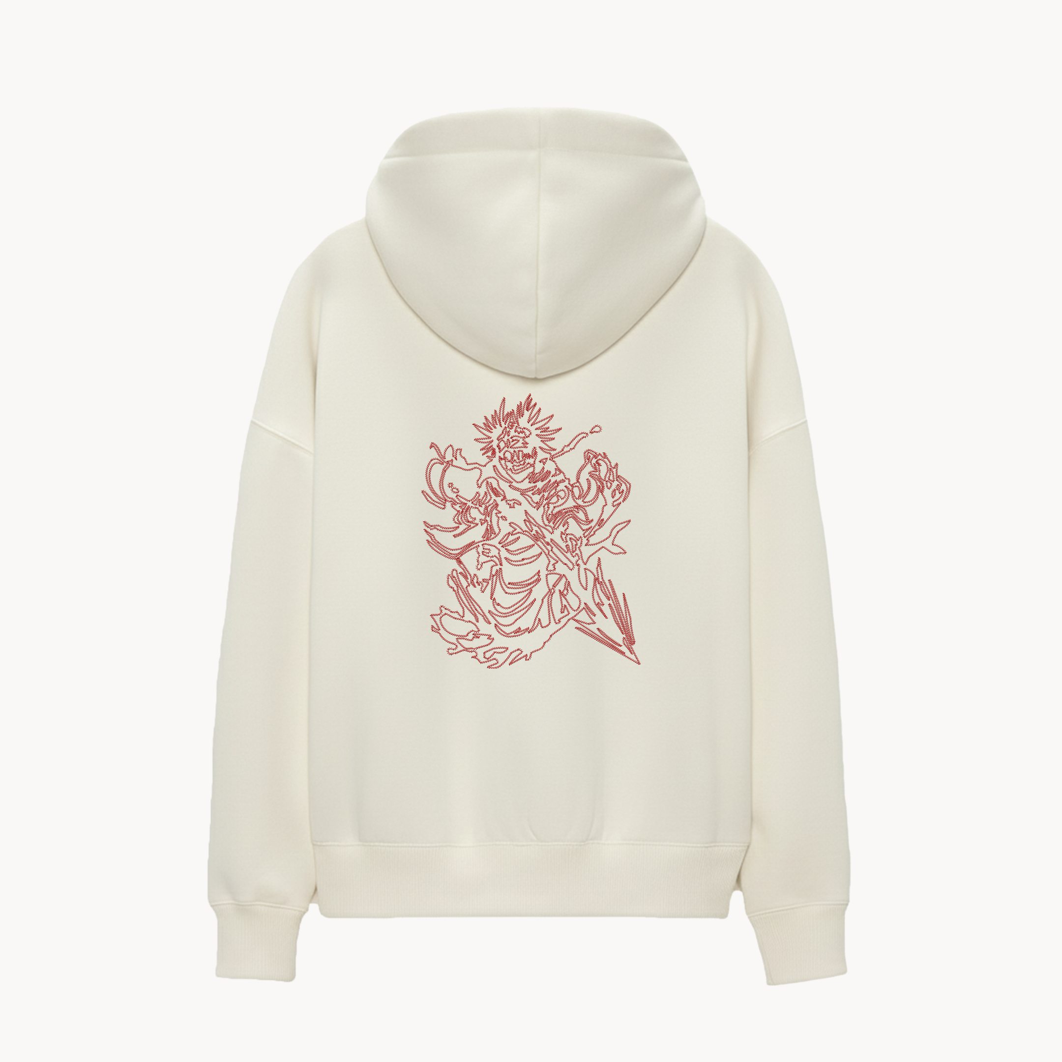 KAEL - OVERSİZE SWEATSHİRT - Choso Yeniden Yapılandırılmış Nakış