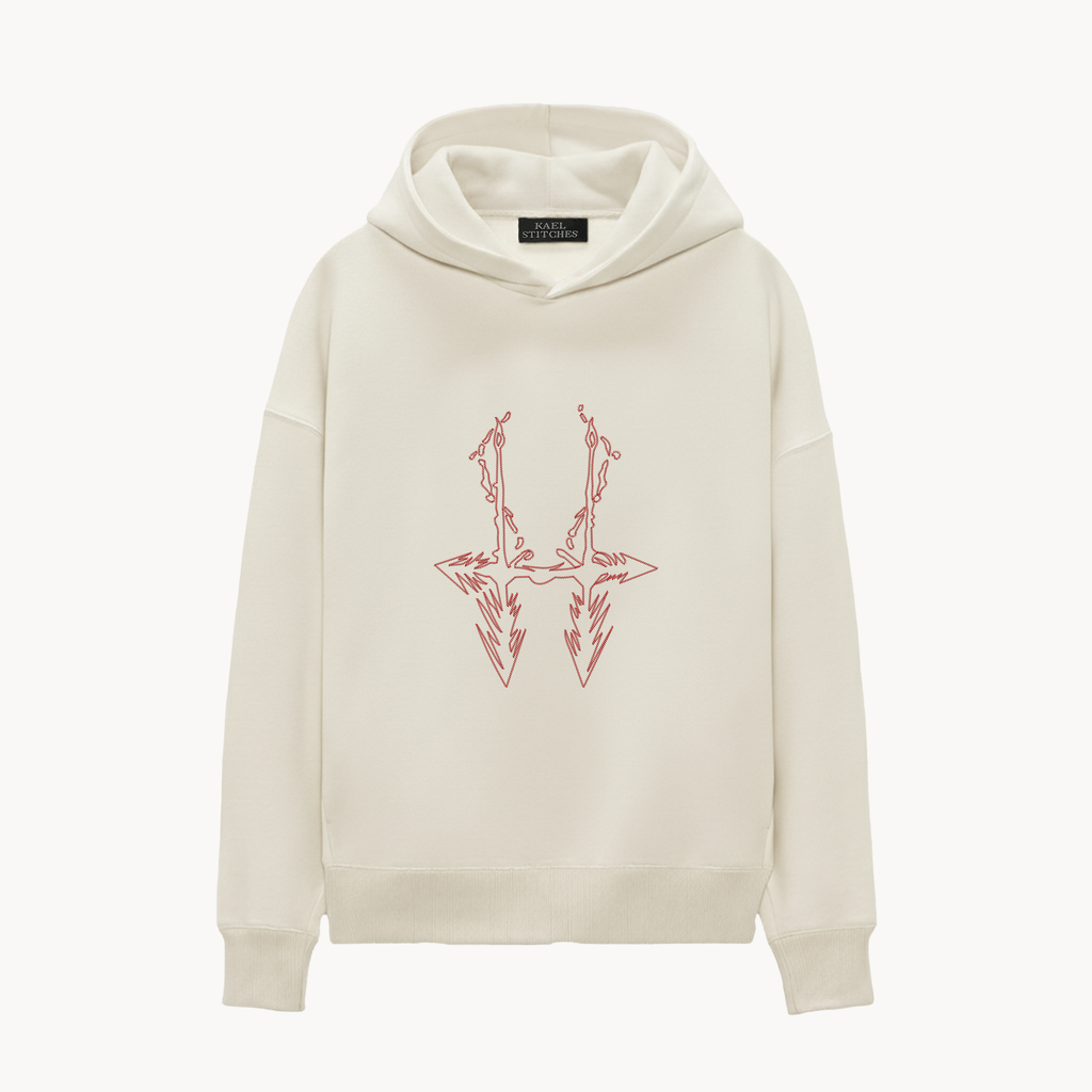 KAEL - OVERSİZE SWEATSHİRT - Choso Yeniden Yapılandırılmış Nakış