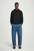 KAEL - OVERSİZE SWEATSHİRT - Choso Yeniden Yapılandırılmış Nakış