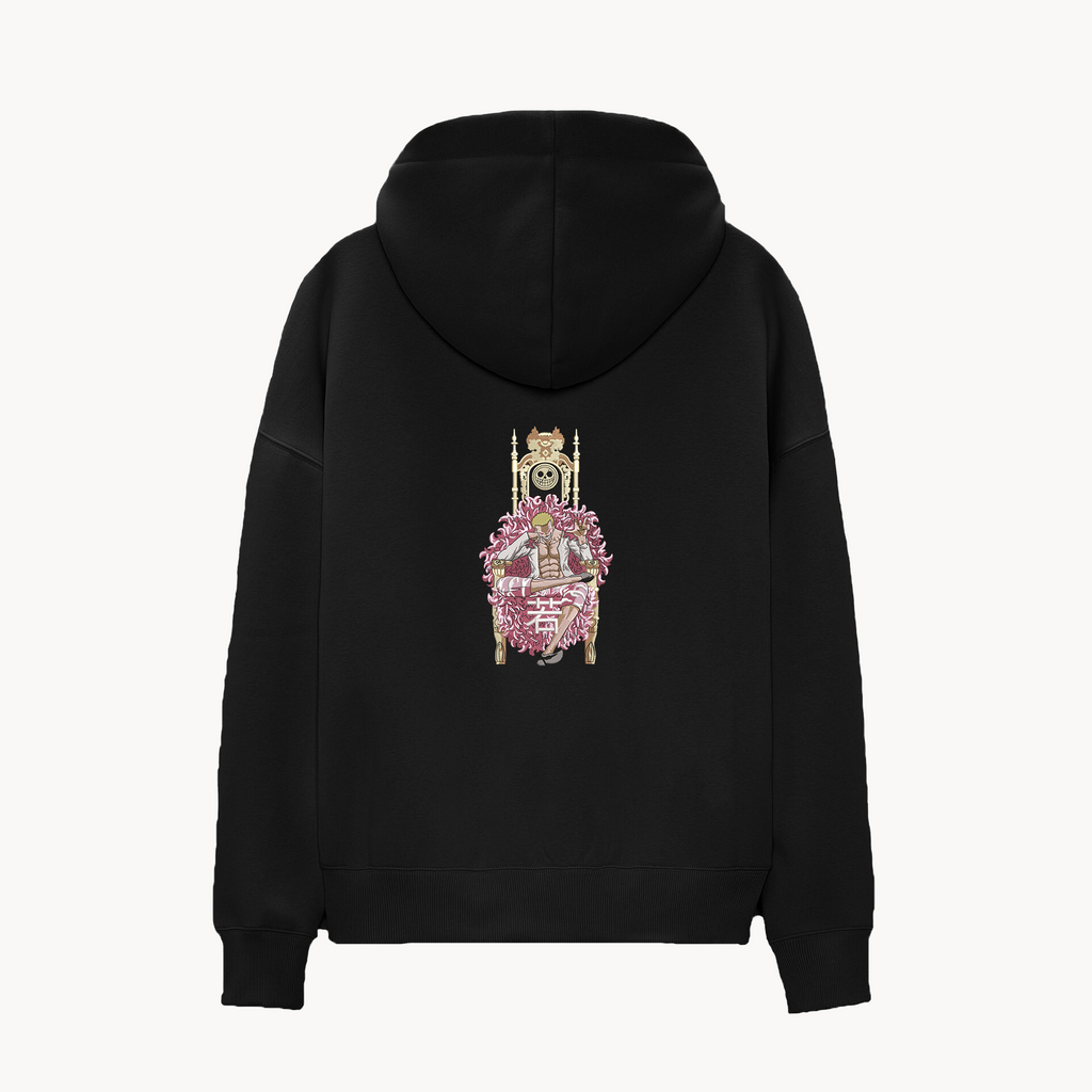 KAEL - OVERSİZE SWEATSHİRT - Donquixote Doflamingo Yeniden Yapılandırılmış Nakış