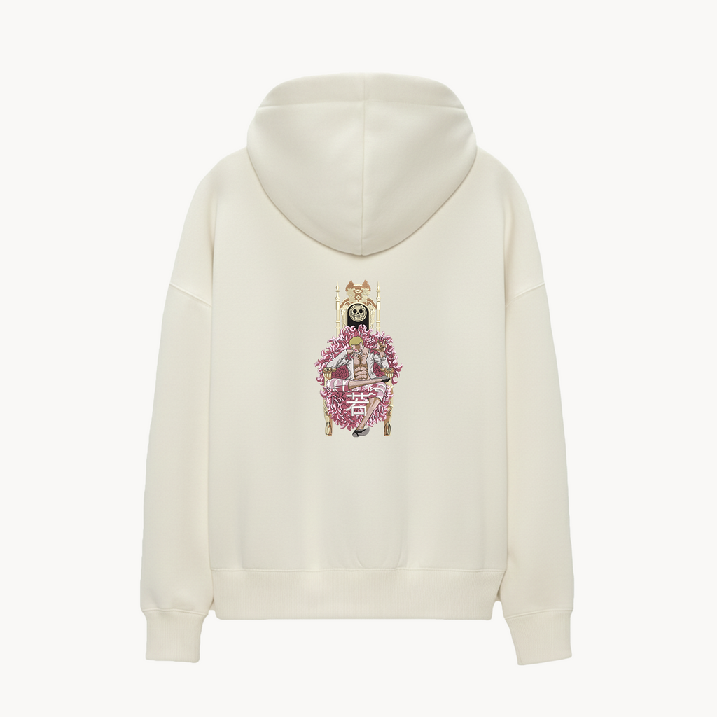 KAEL - OVERSİZE SWEATSHİRT - Donquixote Doflamingo Yeniden Yapılandırılmış Nakış