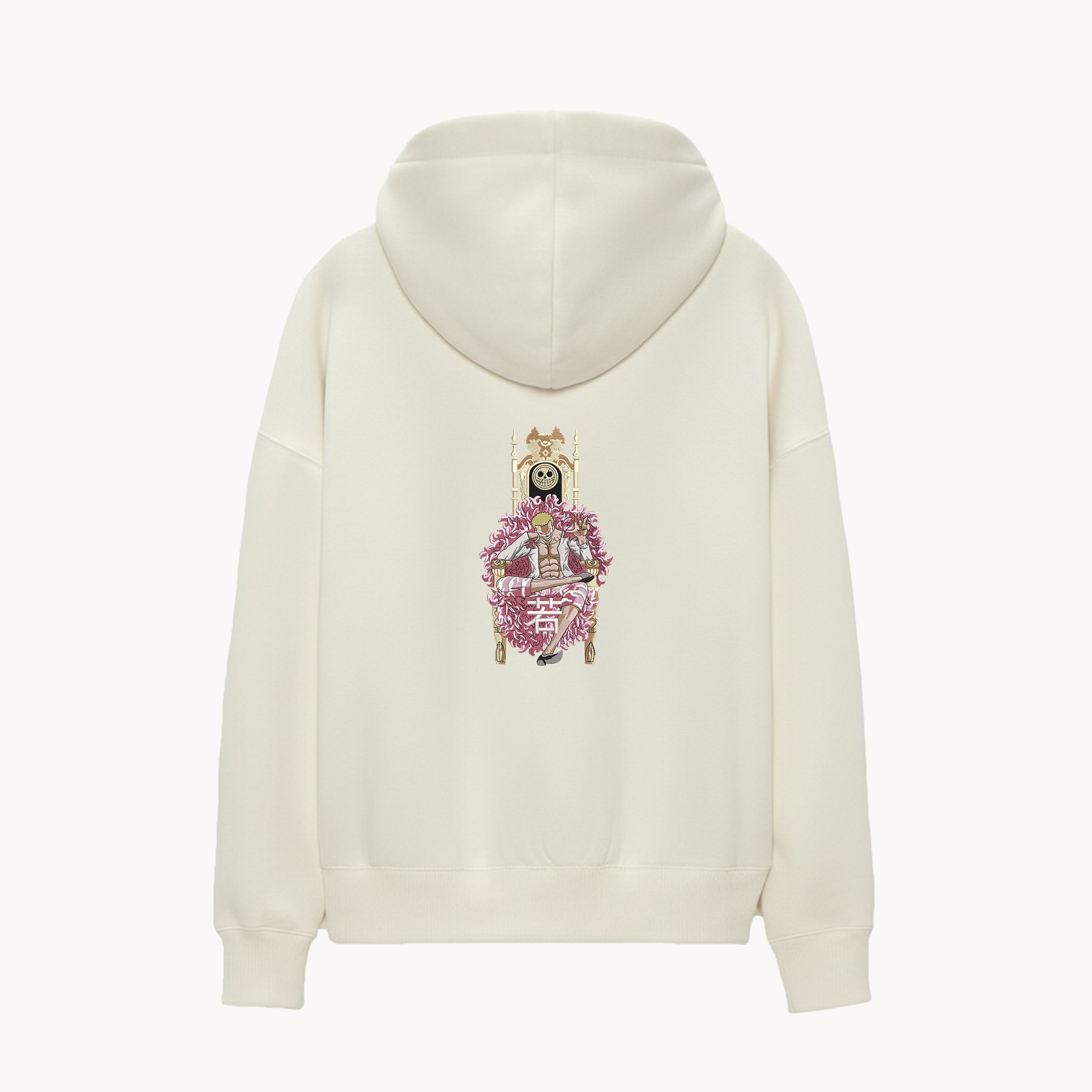 KAEL - OVERSİZE SWEATSHİRT - Donquixote Doflamingo Yeniden Yapılandırılmış Nakış