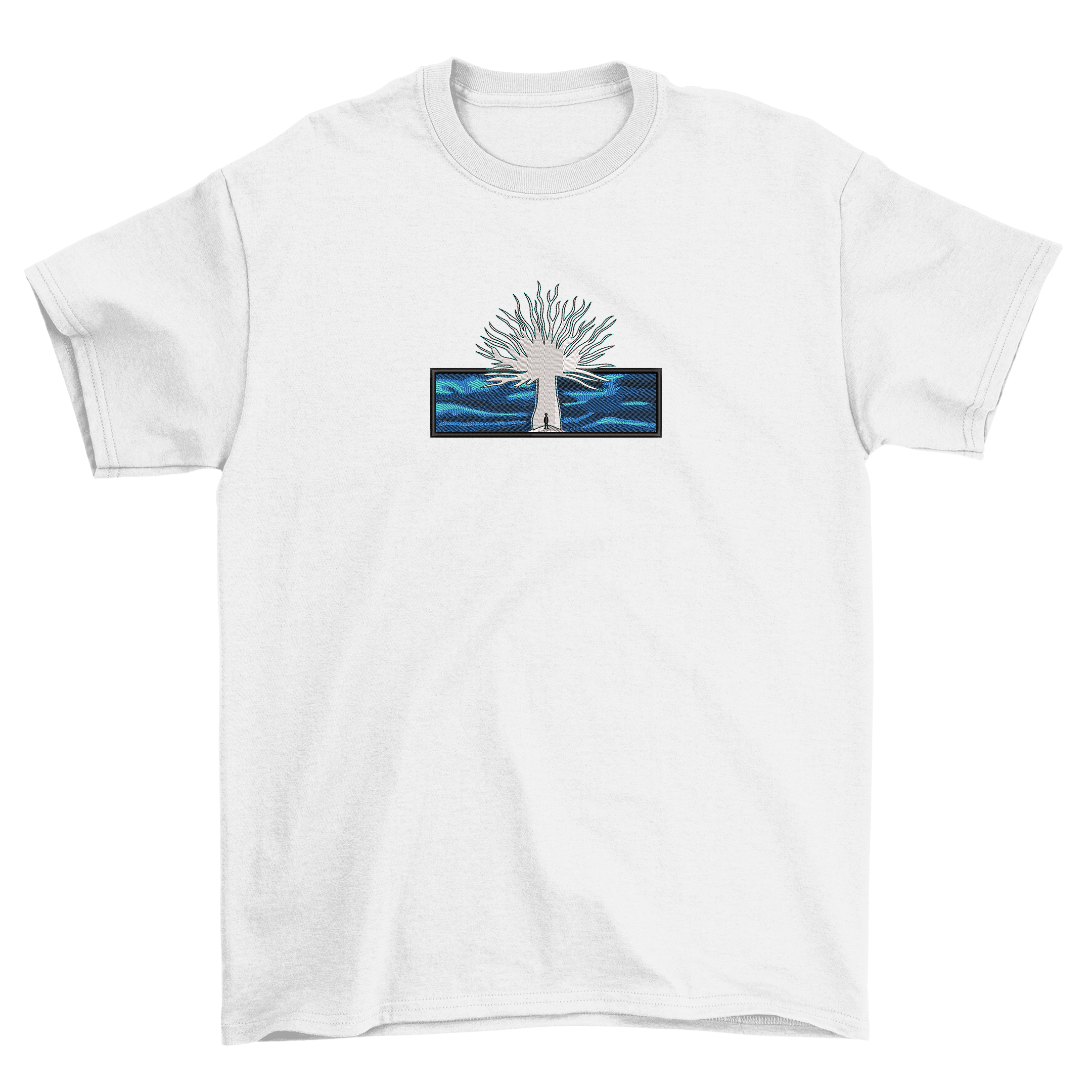 KAEL - Eren Founding Tree Tshirt Yeniden Yapılandırılmış Nakış