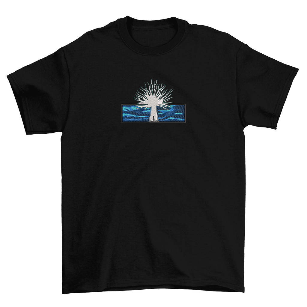 KAEL - Eren Founding Tree Tshirt Yeniden Yapılandırılmış Nakış