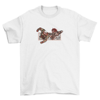 KAEL - Eren vs Reiner Tshirt Yeniden Yapılandırılmış Nakış