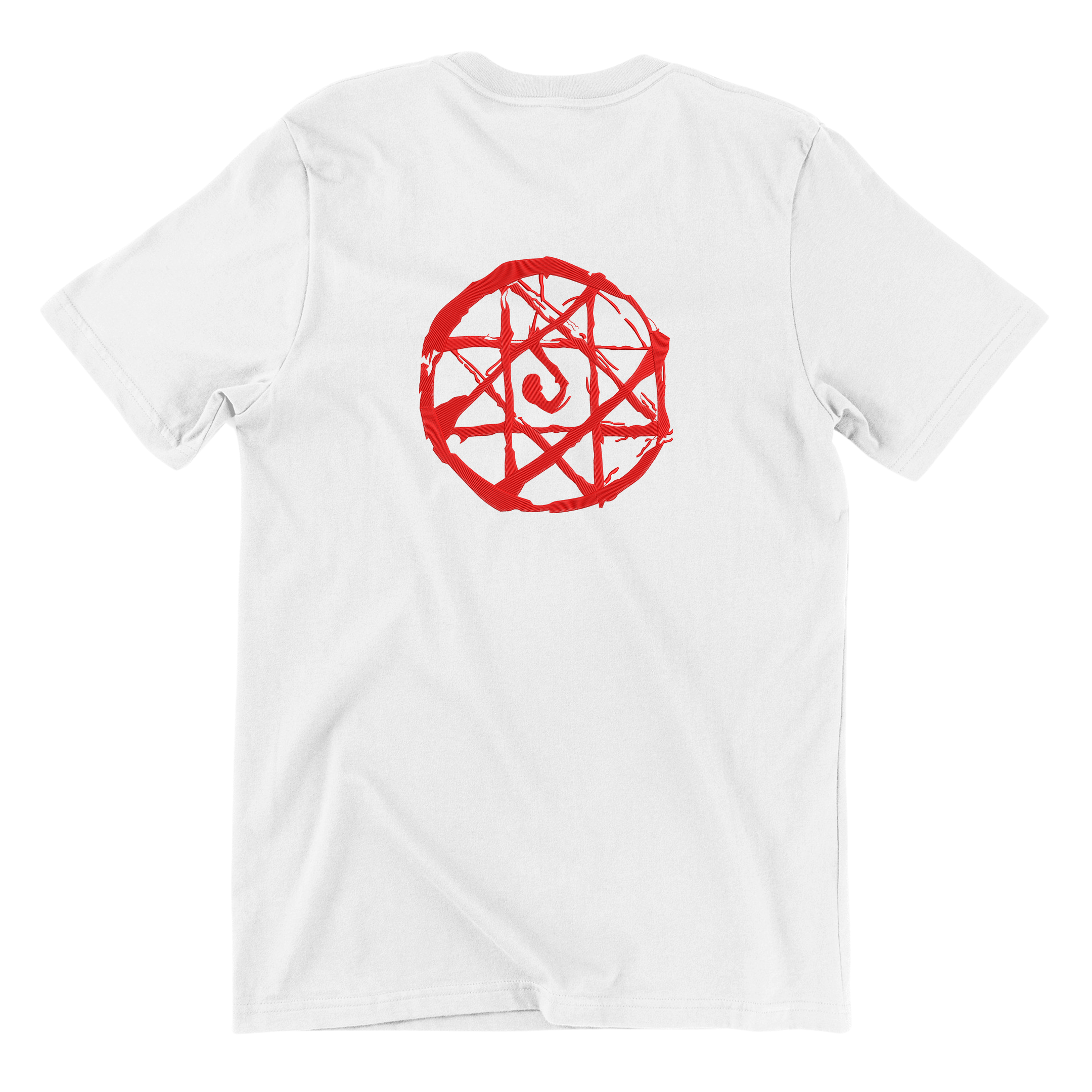 KAEL - Full Metal Alchemist Flamel Tshirt Yeniden Yapılandırılmış Nakış