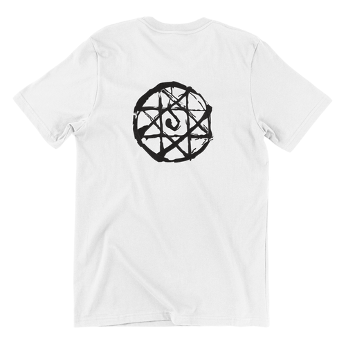 KAEL - Full Metal Alchemist Flamel Tshirt Yeniden Yapılandırılmış Nakış