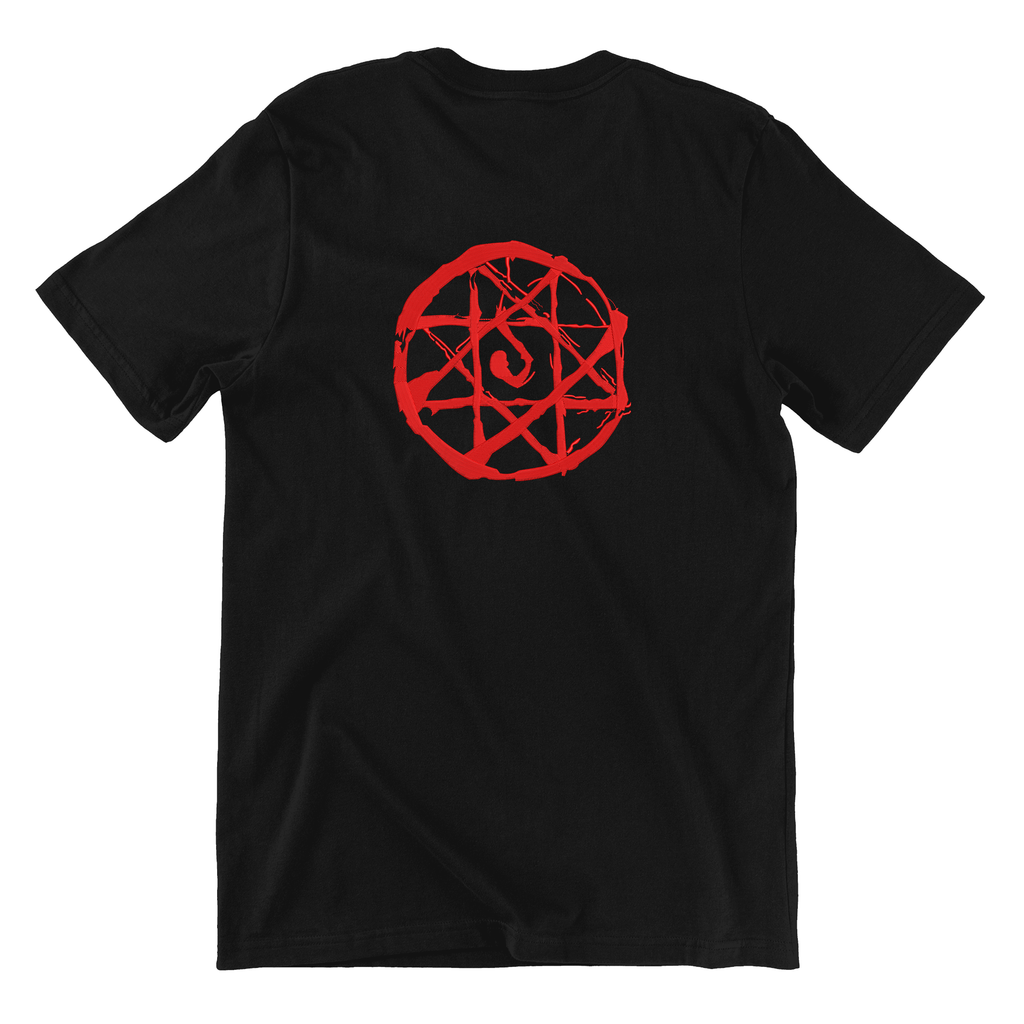 KAEL - Full Metal Alchemist Flamel Tshirt Yeniden Yapılandırılmış Nakış