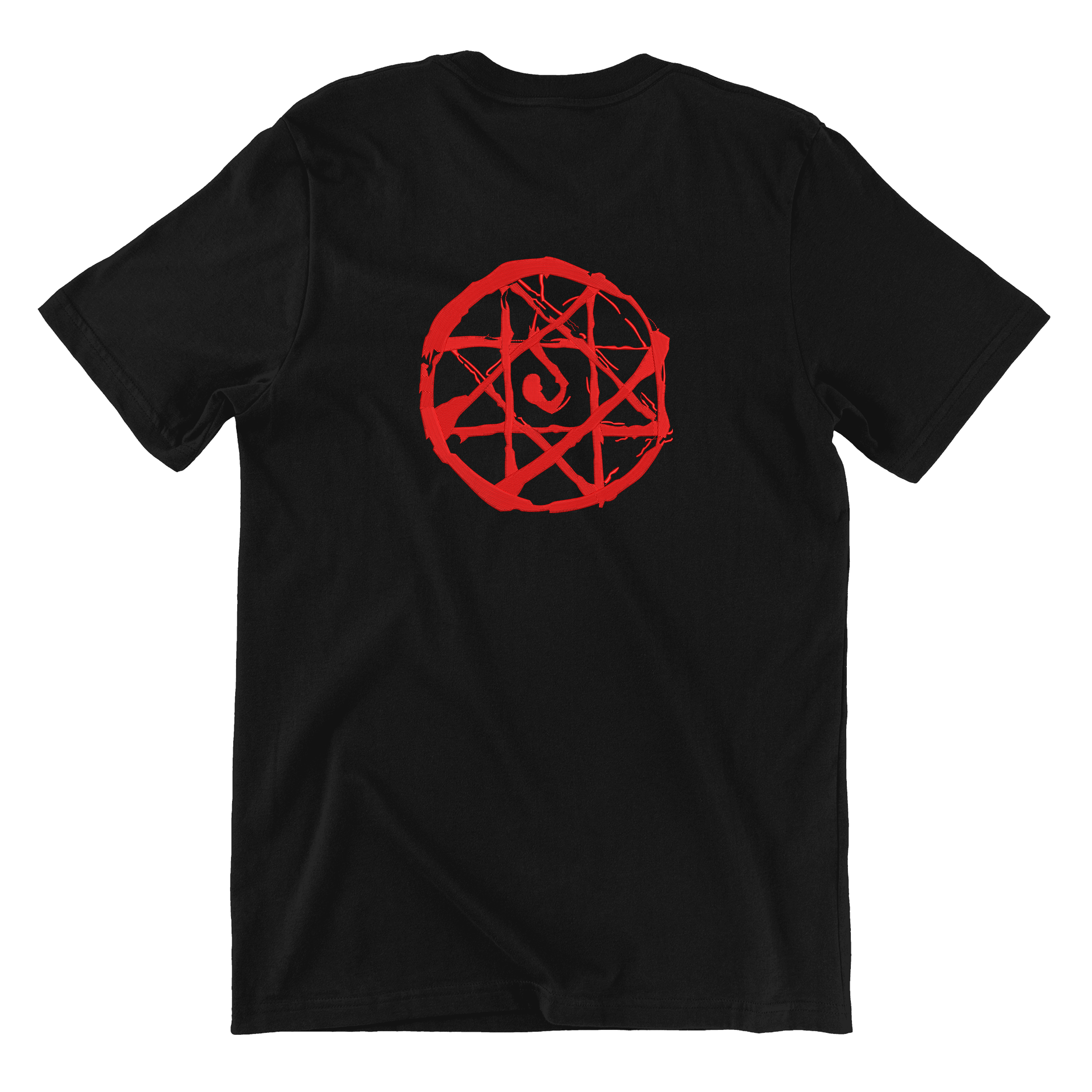 KAEL - Full Metal Alchemist Flamel Tshirt Yeniden Yapılandırılmış Nakış