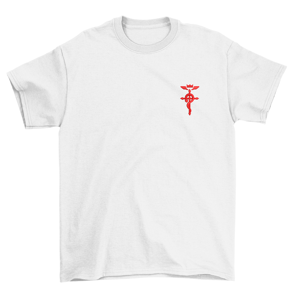KAEL - Full Metal Alchemist Flamel Tshirt Yeniden Yapılandırılmış Nakış