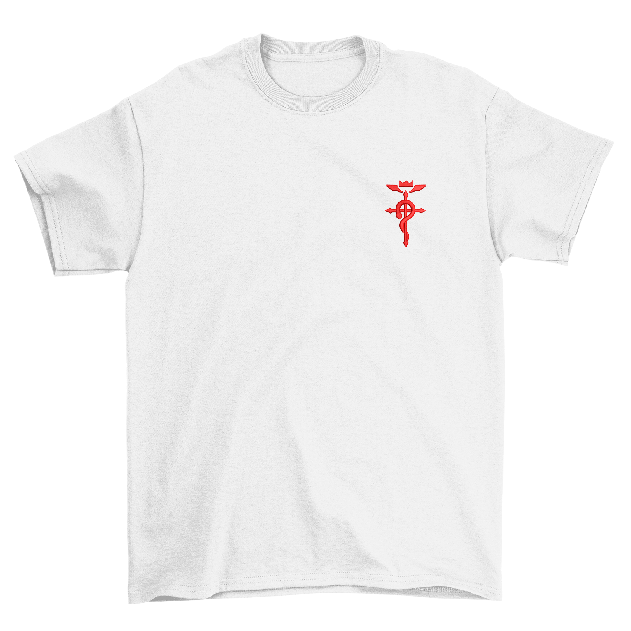 KAEL - Full Metal Alchemist Flamel Tshirt Yeniden Yapılandırılmış Nakış